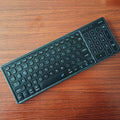 Backlit Wireless Keyboard with Touchpad and Rechargeable Battery