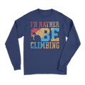 Climbing I'd Rather Be Climbing Men Long Sleeve Shirt